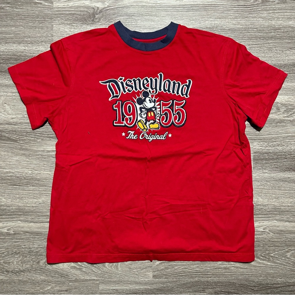 Disneyland Mickey Mouse 1955 Embroidered Disney T-shirt size xxl